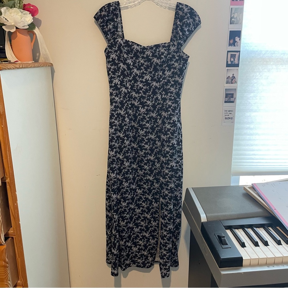 French Connection Floral Midi Dress